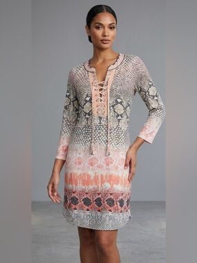 Hale Bob snake print dress size S